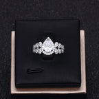 Cubic Zirconia Necklace Bracelet Earrings  Rings N4787-SET