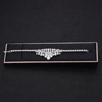 Cubic Zirconia Necklace Bracelet Earrings  Rings N4787-SET