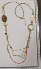 Behemia Geometry Chain Long Necklace N4835