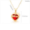 Heart MOM Stainless Steel Chain Necklace N4929