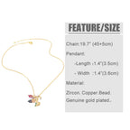 Bird Cubic Zirconia Chain Necklace N4965