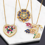 Bird Cubic Zirconia Chain Necklace N4965