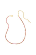 Cubic Zirconia Chain Necklace N4983