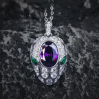 Snake Head Cubic Zirconia Chains Necklace N5020