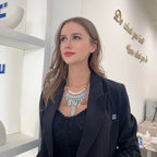 Geometry Feather Leather Necklace N5049