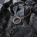 Geometry Circle Alloy Collar Necklace N5139