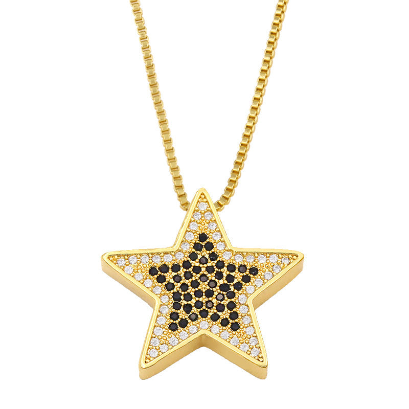 Star Cubic Zirconia Necklace N5193