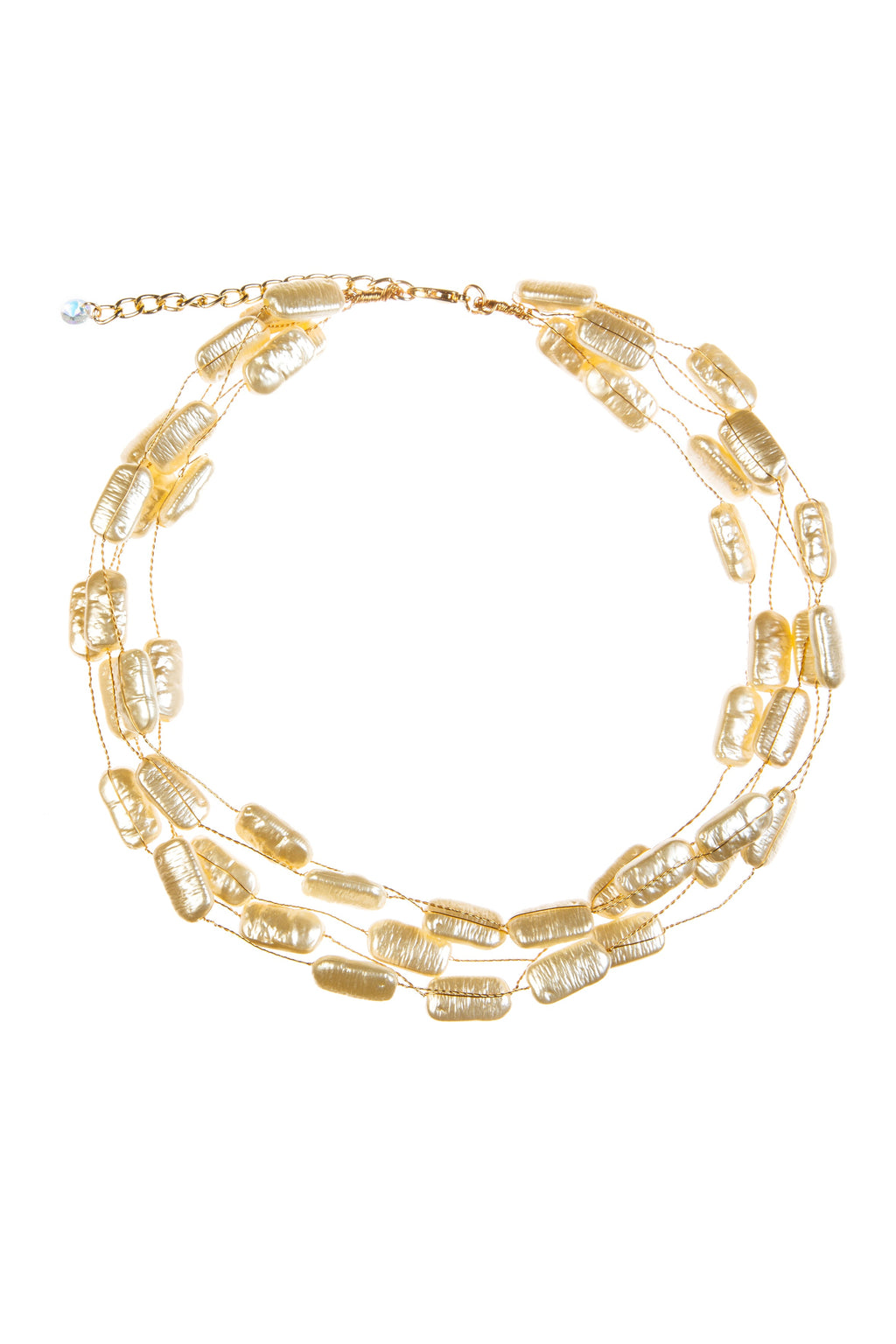 Multilayer Pearl Bead Necklace N5206