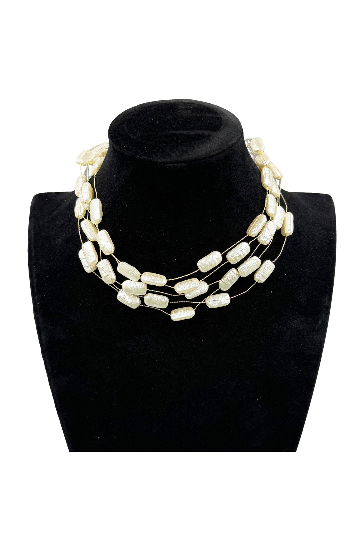 Multilayer Pearl Bead Necklace N5206