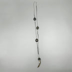 Ox Horn Opal Crystal Bead Necklace N5279