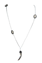 Ox Horn Opal Crystal Bead Necklace N5279
