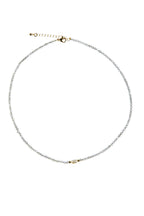 3MM Natural Stone Bead Pearl Necklace N5292