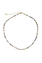 3MM Natural Stone Bead Pearl Necklace N5292