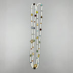 Pearl Natural Stone Bead Long Necklace N5335