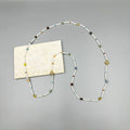 Pearl Natural Stone Bead Long Necklace N5335