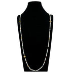 Pearl Natural Stone Bead Long Necklace N5335