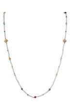 Pearl Natural Stone Bead Long Necklace N5335
