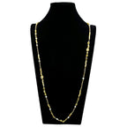Chinese Style Bead Yellow Quartz Crystal Bead Necklace N5337