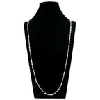 Crystal Stone Bead Long Necklace N5343