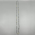 Crystal Labradorite Stone Bead Long Necklace N5348