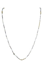 Crystal Labradorite Stone Bead Long Necklace N5348