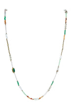Crystal Natural Stone Bead Long Necklace N5349