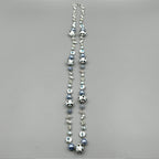 Evil Eye Crystal Bead Braided Long Necklace N5358