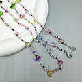 Irregular Stone Bead Long Necklace N5361