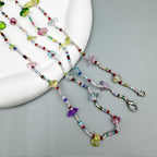Irregular Stone Bead Long Necklace N5361