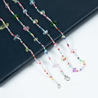Irregular Stone Bead Long Necklace N5361