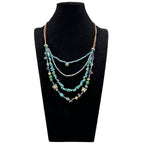 Multilayer Turquoise Stone Necklace N5365