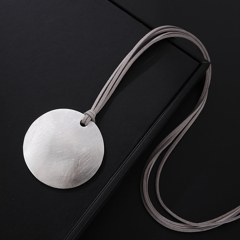 Circle Alloy Long Sweater Necklace N5402