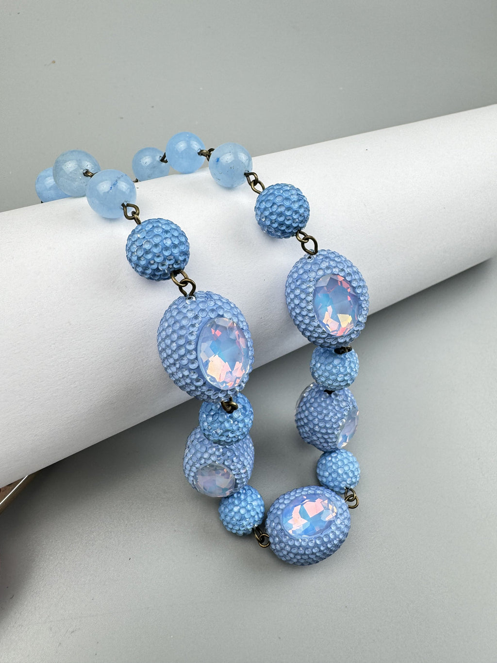 Luxury Rhinestone Bead Crystal Necklace N5419