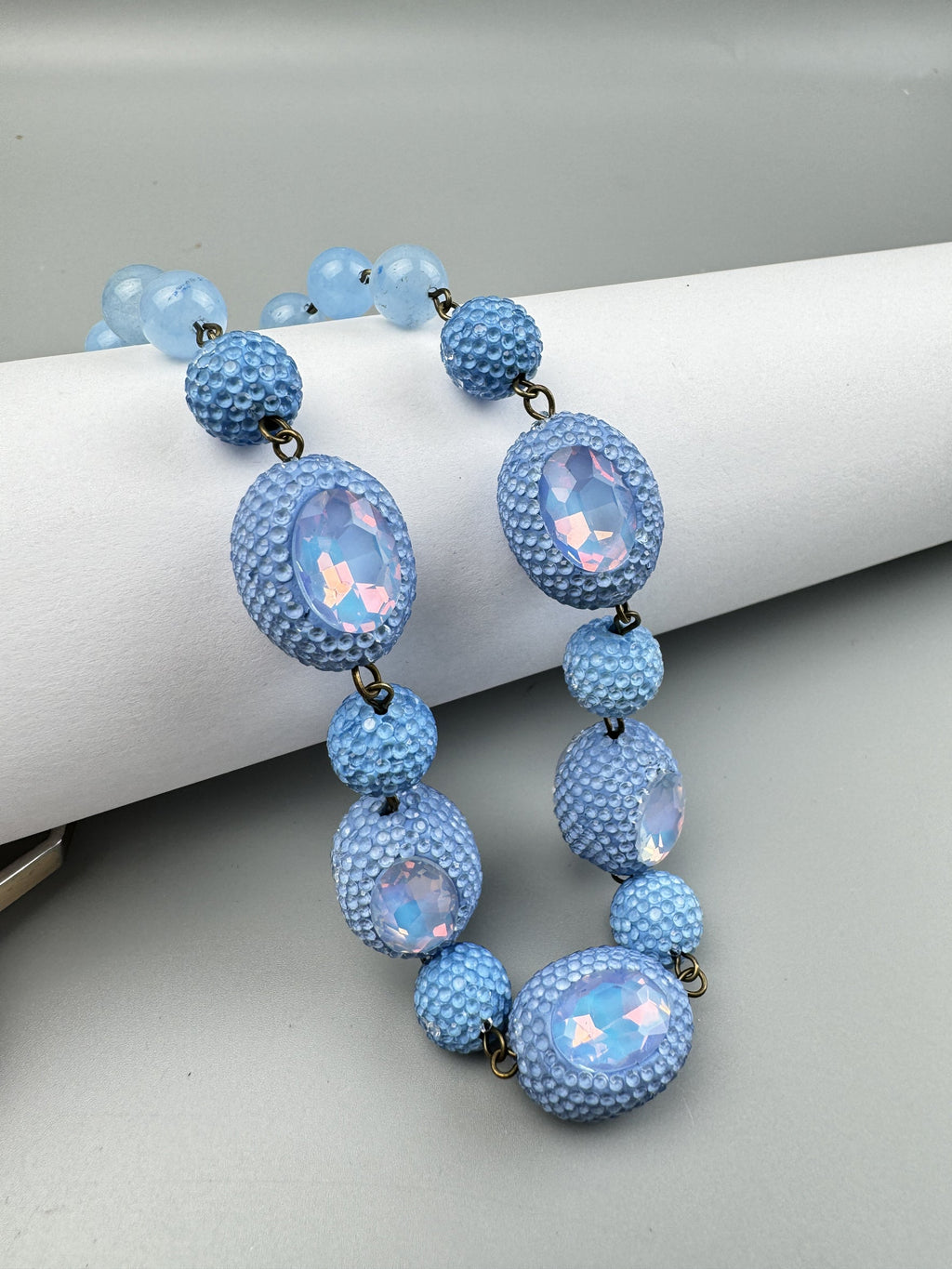 Luxury Rhinestone Bead Crystal Necklace N5419