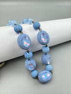 Luxury Rhinestone Bead Crystal Necklace N5419