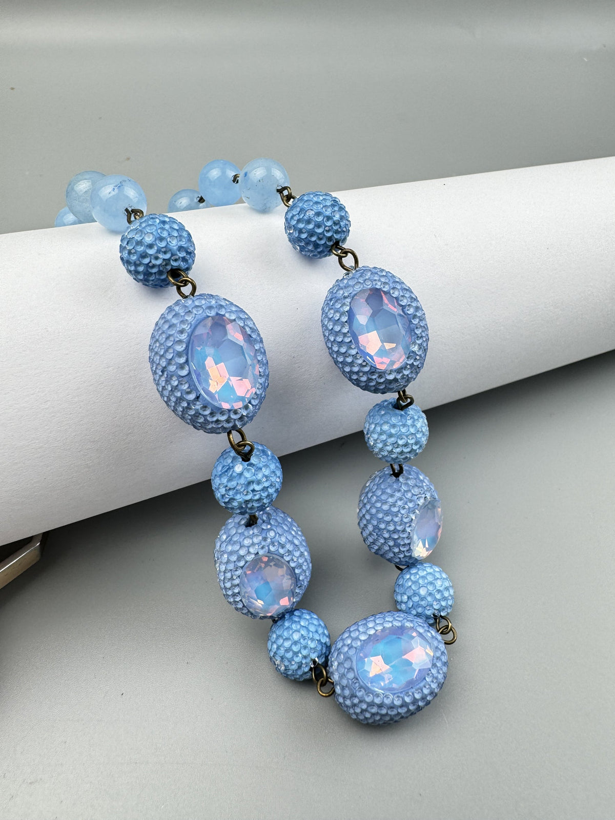 Luxury Rhinestone Bead Crystal Necklace N5419