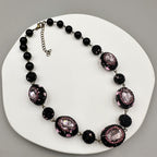 Luxury Rhinestone Bead Crystal Necklace N5419