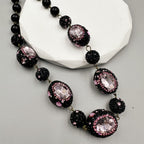 Luxury Rhinestone Bead Crystal Necklace N5419