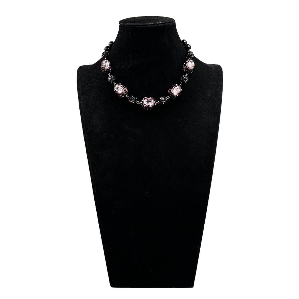 Luxury Rhinestone Bead Crystal Necklace N5419
