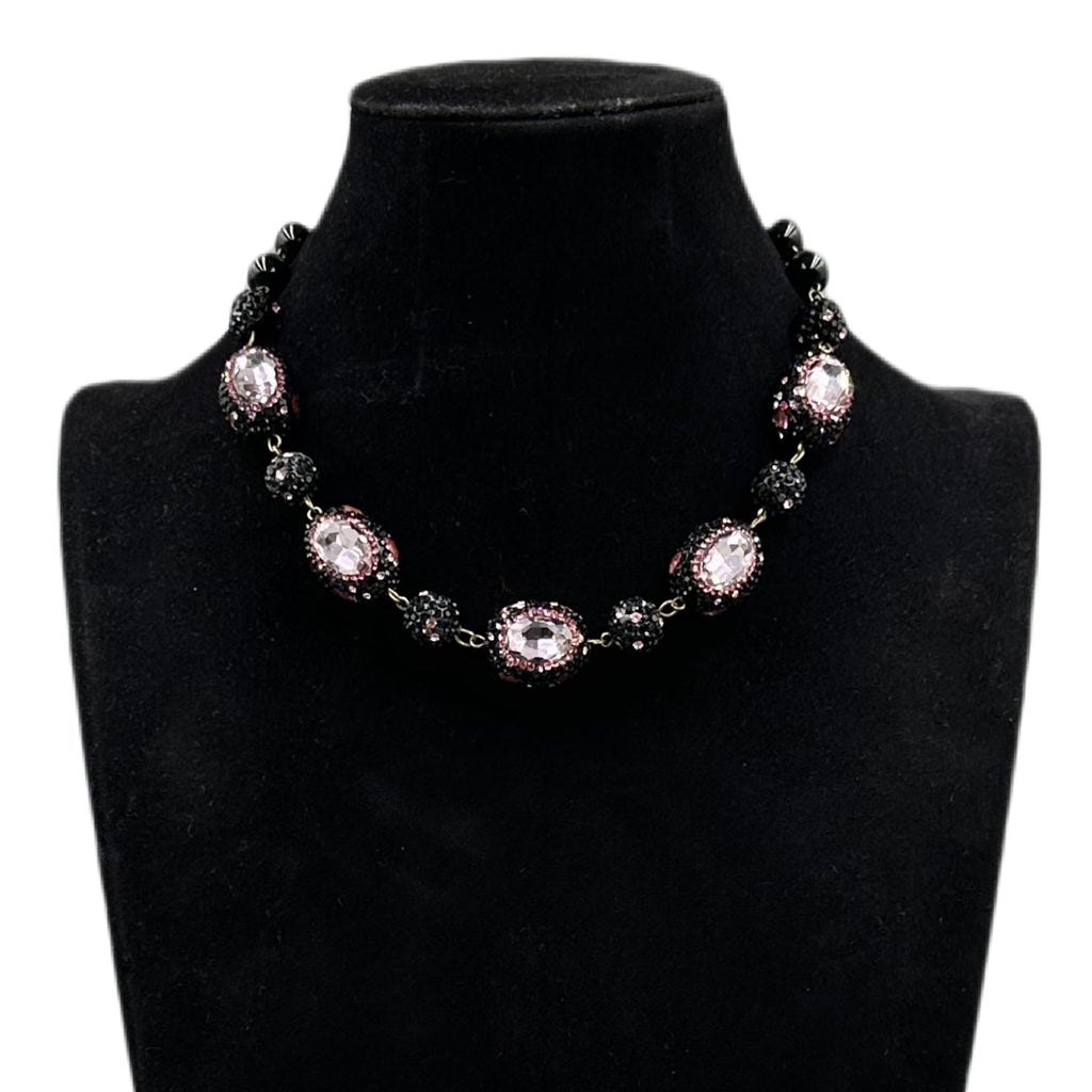 Luxury Rhinestone Bead Crystal Necklace N5419
