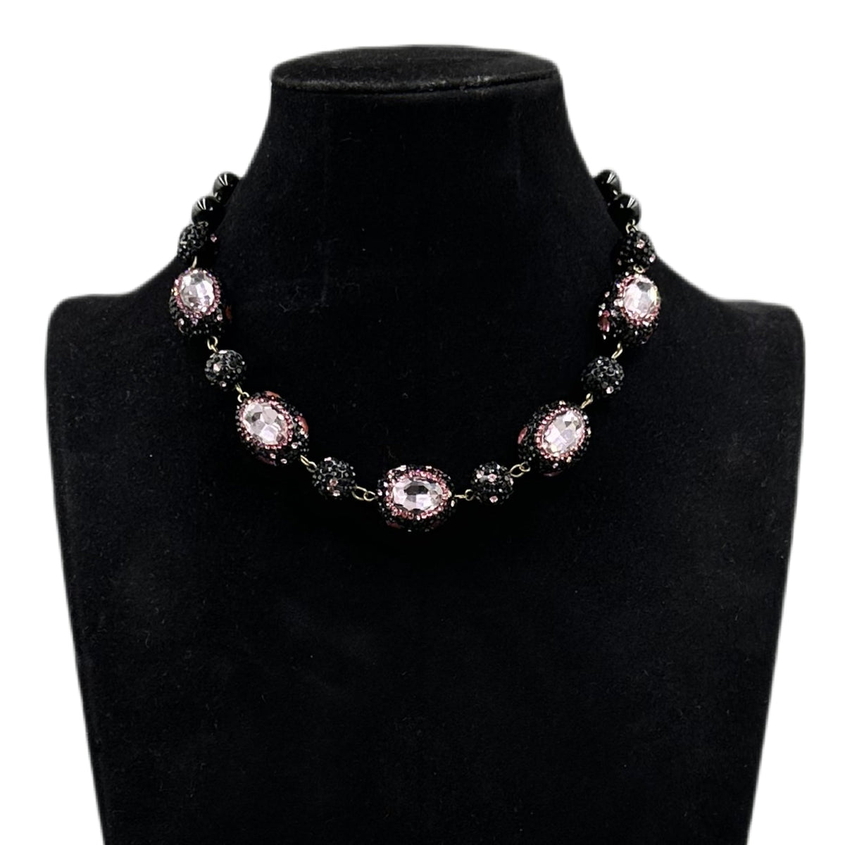 Luxury Rhinestone Bead Crystal Necklace N5419