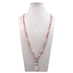 Handmade Braided Red Network Necklace N5421