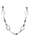 Handmade Braided Labradorite Stone Beaded Necklace N5453