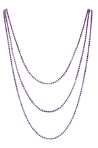 3PCS Rhinestone Chain Long Necklace N5484-SET