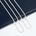 3PCS Rhinestone Chain Long Necklace N5484-SET