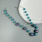 Luxury Rhinestone Bead Crystal Necklace N5485
