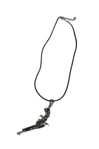 Mother Of Pearl Pistol Pendant Necklace N5507