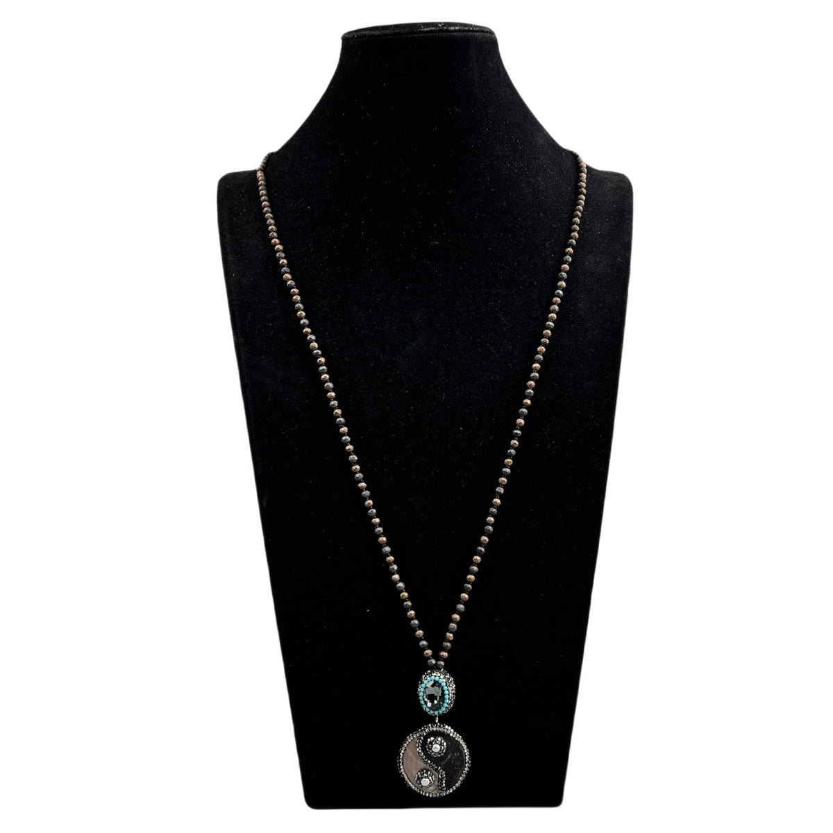 Handmade Shell Bead Pendant Necklace N5541