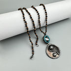 Handmade Shell Bead Pendant Necklace N5541