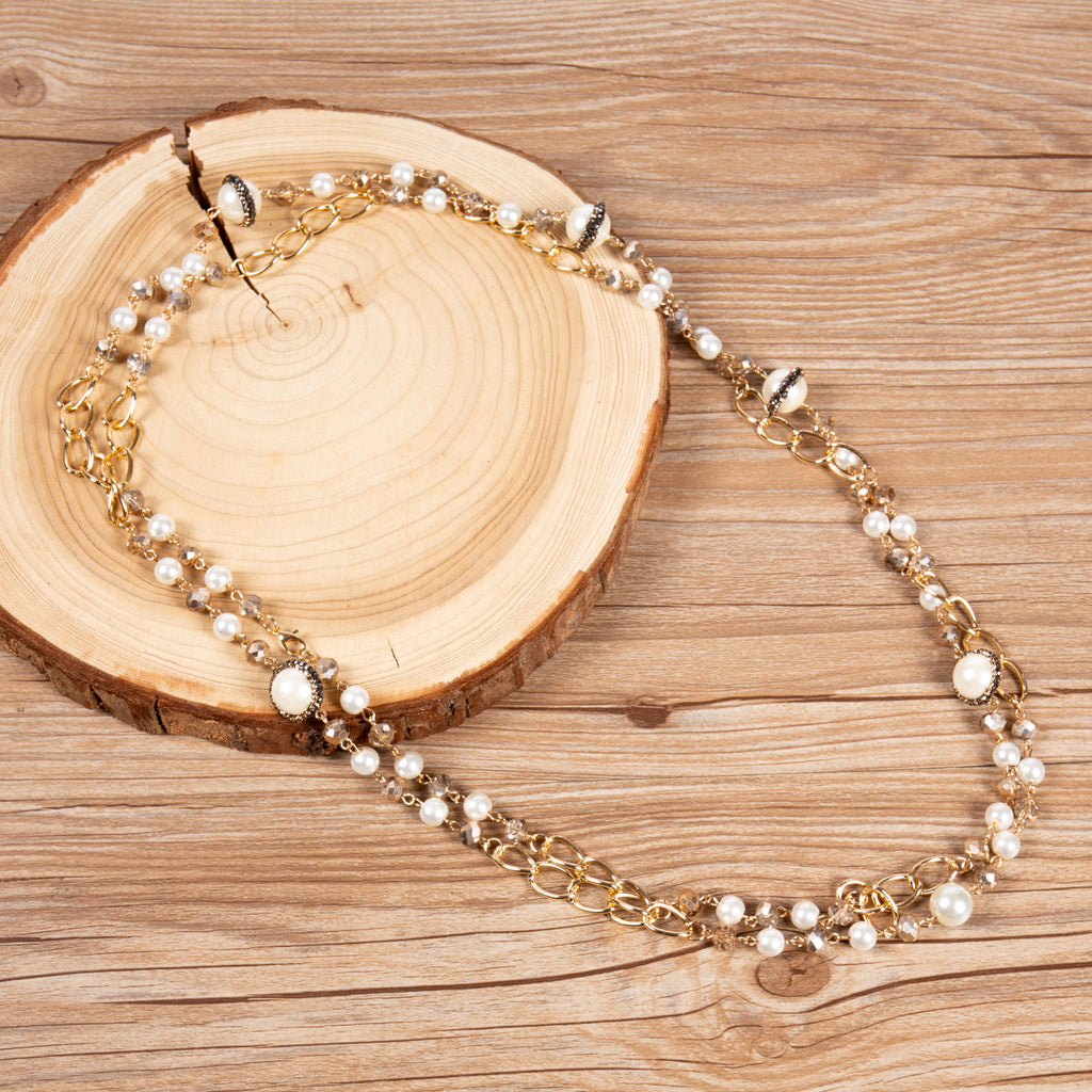 Pearl Chain Necklace N5552